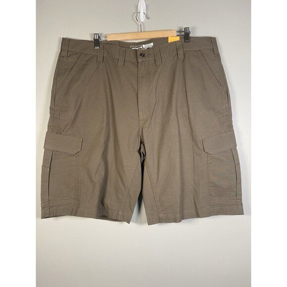 Carhartt Work Shorts Men's 44 Force Relaxed Fit Ripstop Cargo Olive Green NWT - Picture 1 of 8